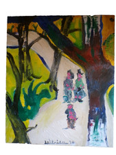 huile/Toile 65x54 Ballade en