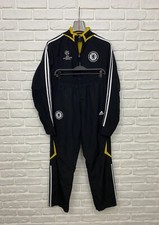 Chelsea FC Adidas 2008 2009 Uefa Tracksuit Football Suit Jacket Pants Size S