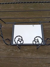 porte manteaux chapeaux vestiaire mural Fer Forge art deco 