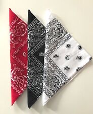 PACK LOT DE 3 BANDANA ROUGE