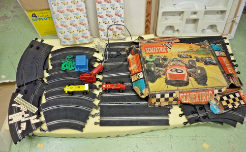Lot scalextric circuit - lot, vintage