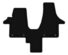 Tapis de sol en velours noir pour VW Transporter T5 année 2003-2015 set 1 pièces