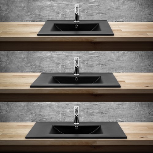 Lavabo encastre rectangulaire