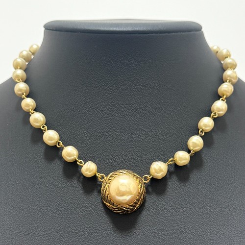 Collier chanel imitation perle - imitation,