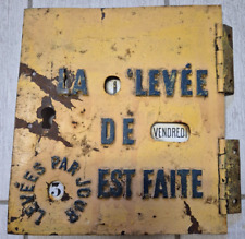 porte boite aux lettres PTT