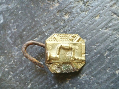 Bronze apron hook - bronze, locksmith