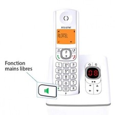 Alcatel F530 DECT Telefon Anrufer-ID Freisprech 50 Einträge NiMH 8h Gespräch