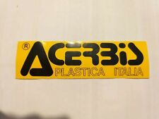 Acerbis Plastic Italia Stickers Motorcycle Bike Nos 116mm X 32mm Yamaha Suzuki Honda 