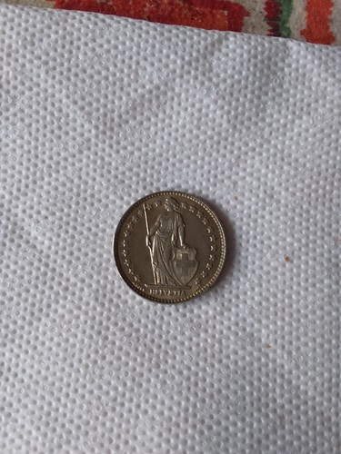 Monnaie helvetia 1 franc - helvetia,