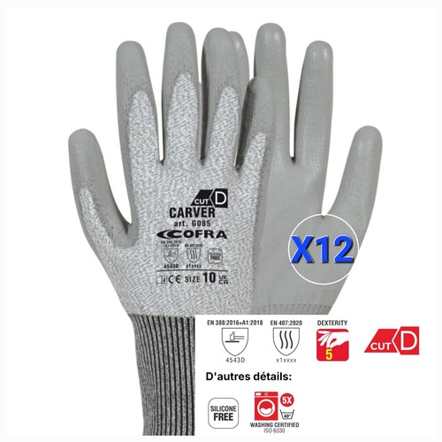 X12 paires gants anti - x12,
