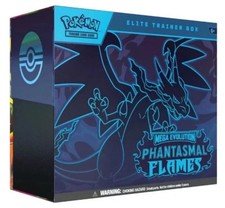 Pokémon Mega Evolution Phantasmal Flames Elite Trainer Box ETB Sealed ship 11/14