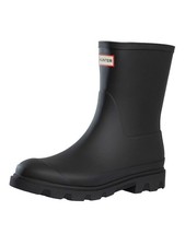 Hunter Pour des hommes Bottes courtes en caoutchouc Downpour, Noir