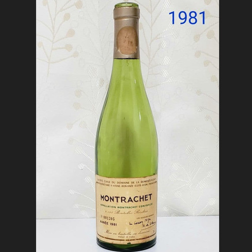 Romanée conti montrachet 1981 - montrachet,