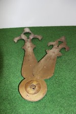 GRANDES  AIGUILLES  LYS  D'HORLOGE  DE  CLOCHER  EPOQUE  LOUIS PHILIPPE 19 ÈME