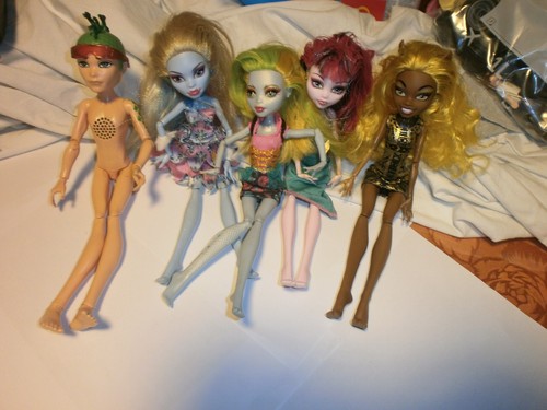 Lot poupées monster high - poupées,