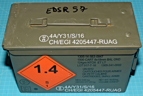 Caisse munitions militaire - caisse,