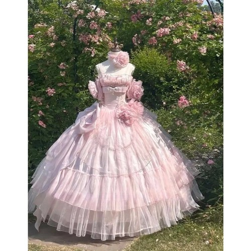 Lolita prom dress - dreamy, pink