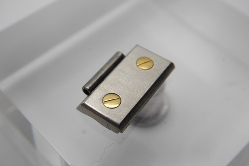 Lien acier cartier santos - acier/or,