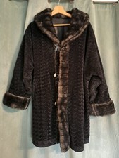 Manteau Vintage Noir Reversible