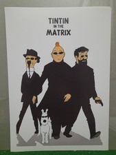 TINTIN - MATRIX -  AFFICHE