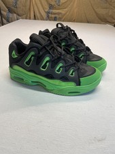 Osiris D3 2001 “GREEN DIP” Reflective 3M Shoes US Size 13 Skate RARE