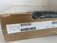 Ikea KIVIK Cover for sofa 3 seat COVER ONLY, hillared anthracite 003.489.20- NEW