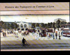 LYON (69) MURAL PAINTING / TRAM "LIGHT" & TRANSPORTS Lyonnais