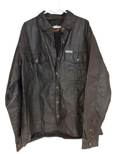 Veste cuir véritable - veste, en