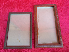 2 very beautiful old frames, photo frames, wooden frames