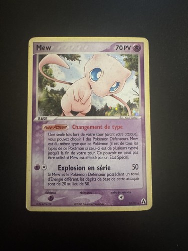 Carte pokémon mew - carte,