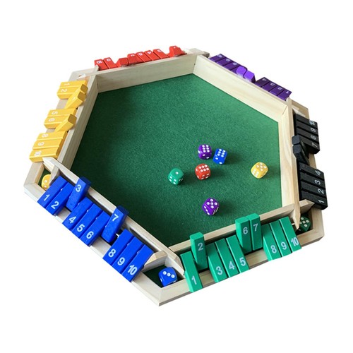 Jeux dés table - de, bois