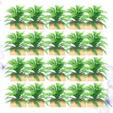  20 PCS Palmier Artificiel Fougere Artificielle Herbe De Simulation