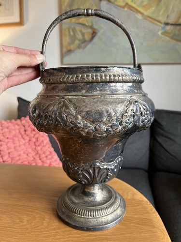 Ancien seau eau bénite en - seau,