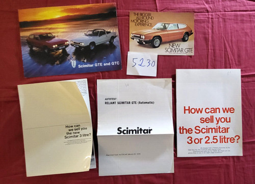 5230 reliant scimitar - n°,