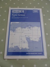 IMRAY SAILING CHART Y23 ENGLAN SOUTH COAST POOLE HARBOUR  1:16 780 DATED 1997