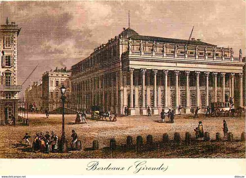 Carte postale bordeaux - carte,