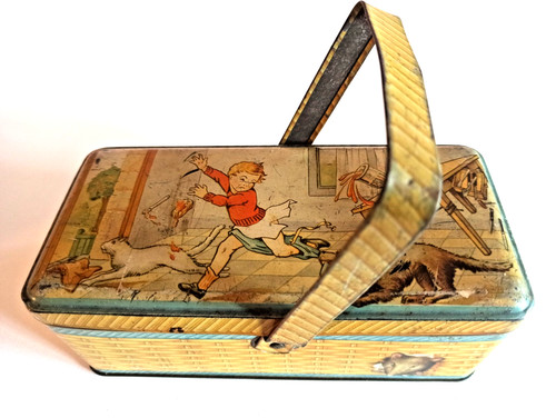 Ancienne boîte gâteaux - ancienne,