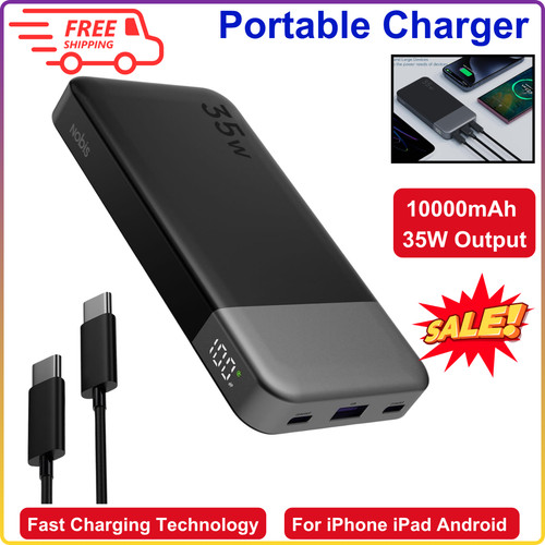 10000mah power bank - power, 35w