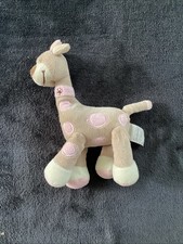 Doudou Peluche Girafe Rose
