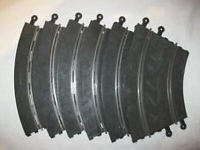 Lot x6 RAILS COURBE pour CIRCUIT ÉLECTRIQUE SCALEXTRIC MECCANO HORNBY Slot Car