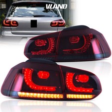 VLAND Full LED Tail Lights For VW GOLF 6 MK6 2010-2013 Rear Lights W/Sequential