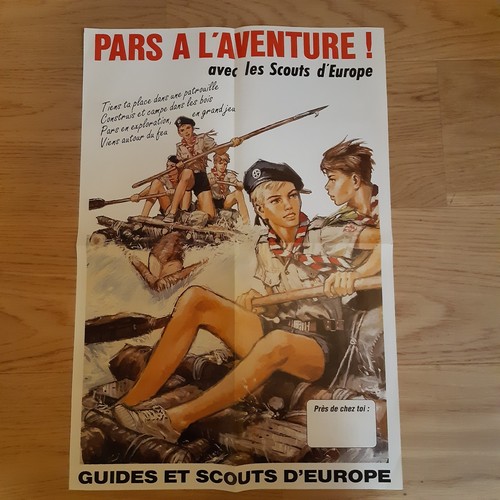 Pierrre joubert affiche scouts - joubert,