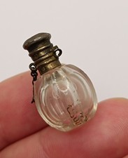 Flacon parfum miniature argent