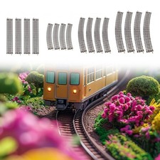 Lot de 4 rails de train