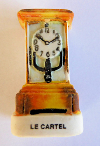 Feve cartel pendule - (pendule,