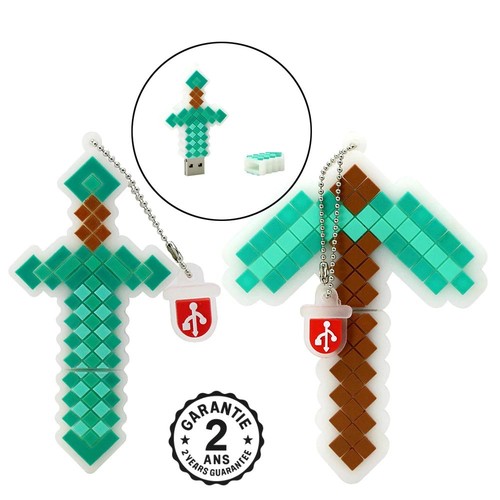 Clé usb pioche epée - clé,
