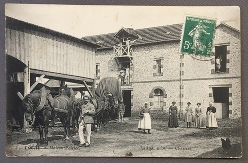 Cpa loche maison poirier - cpa,