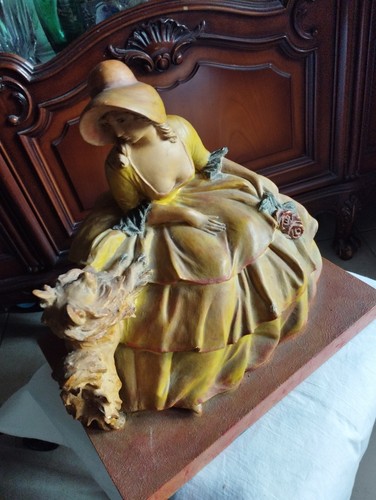 Ancienne sculpture terre - sculpture,
