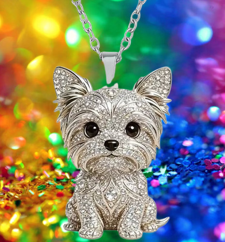 Collier pendentif chien - collier,