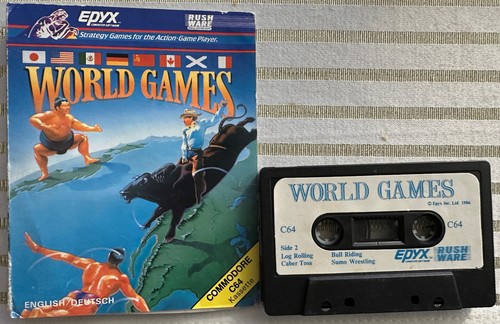 World games épyx jeu - world, d'épyx,